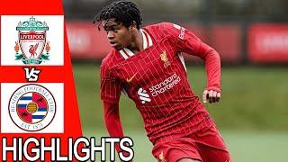 Liverpool vs Reading | All Goals & Highlights | U18 Premier League Cup | 05/03/25