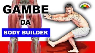 ALLENAMENTO GAMBE COMPLETO - scheda facile