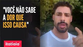 CAUÃ REYMOND POSTA VÍDEO EMOCIONADO E DIZ QUE TEVE OS CÃES ENVENENADOS: 'UMA MALDADE'