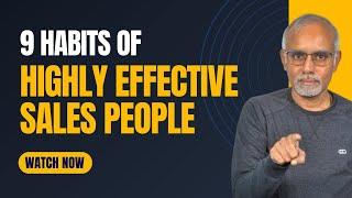 9 Habits of Highly Effective Sales People