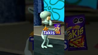 Squidward has Takis.. #squidwardmemes #spongebob #spongebobcharacters