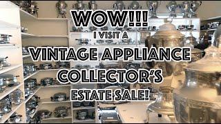 I Visit a Vintage Appliance Collector's Estate Sale!