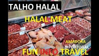 (FOOD INFO) TALHO HALAL MEAT SHOP IN AMADORA NEAR TRAIN STATION @ PORTUGAL (FIT)