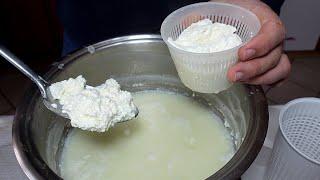 Come fare la Ricotta fatta in Casa facilissima e buonissima