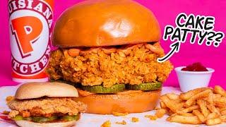 GIANT 10 LB Popeyes Chicken Sandwich... But It's CAKE! | How To Cake It with Yolanda Gampp