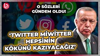 HEP ENGELLENDİK AMA ARŞİV UNUTMADI! Erdoğan'ın 'Twitter' sözleri yeniden gündem oldu!