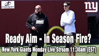 New York Giants Monday Live Stream 11:30am (EST) Will Schoen & Daboll Make it to Seasons End?