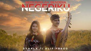 Berkibarlah Bendera Negeriku - Gombloh || Syarla ft. Alif Fakod (Sape' Cover) || Dirgahayu RI Ke-76