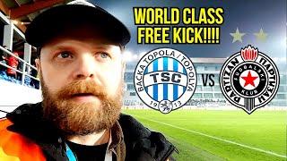 Footballs Wildest Fans! Serbia's Partizan Belgrade v TSC (Serbian Ultras Reaction Grobari Live)