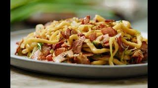 Bacon and Egg Noodle Stir Fry | Our State On A Plate  | Brendan Pang