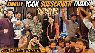 Fastest 1,00,000 Subscribers Family ReachedAlhamdulillah️Happy FamilyAman’s Family