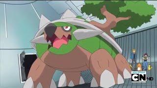 Ash's Grotle Evolves into Torterra