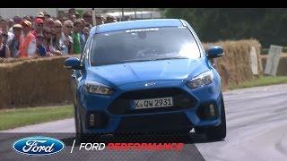 Ken Block Takes Ford Focus RS on First Public Drive | Goodwood Festival of Speed | Ford Performance