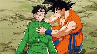 Goku stops Frieza's army from killing Gohan | Dragon ball super