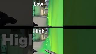 Low vs High Quality Settings - Valorant