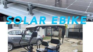 How to put solar ebike | paano mag install ng solar sa ebike