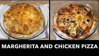 Chicken & Margherita Pizza | with Sauce, Chicken and Dough Recipe | Zaika with Zarreen