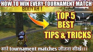 TOP 5 TIPS FOR TOURNAMENT MATCHES - #JONTYGAMING - GARENA FREEFIRE BATTLEGROUND