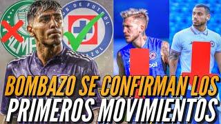 ¡BOMBAZO SE CONFIRMAN LOS PRIMEROS MOVIMIENTOS DE CRUZ AZUL 2025!