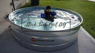 The Stock Tank Pool DIY | How to Level A Stock Tank Pool On A Patio | Patio Makeover Part 3