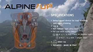 How to use Climbing Technology's ALPINE UP belay-rappel device