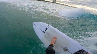 Uncrowded Currumbin on a 5'8" Pyzel White Tiger