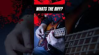 Can You Name This Bass Guitar Riff?