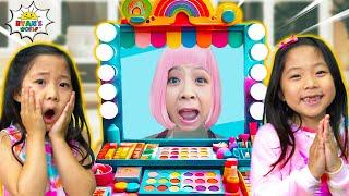 Emma and Kate Makeover MOMMY! Kids Do Parents Makeup & MORE!