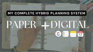 My Hybrid Planning System: How I Use Paper and Digital Planning Tools Together