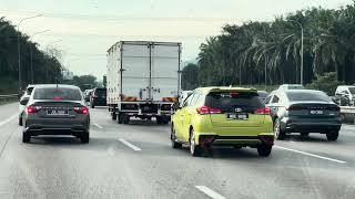 Hometown to Kuala Lumpur, View from Seremban to Petaling Jaya Highway, Car, Highway and Jam.