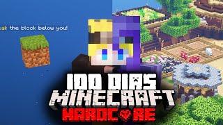 Sobreviví 100 días En Un Bloque En Minecraft HARDCORE... Esto fue lo que pasó