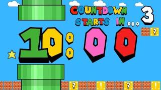 10 Minute Timer Countdown Mario Inspired Gaming | Countdown ends with Game Over | Super Ideas Lab