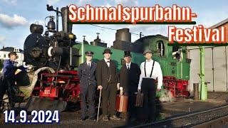 140 Jahre unter VOLLDAMPF | Schmalspurbahnfestival auf der Lößnitzgrundbahn | 14.9.2024