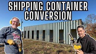 Ultimate Shipping Container Chicken Coop Conversion! | Cutting Custom Doors & Runs For Rare Breeds