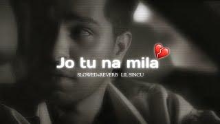 Jo tu na mila [Slowed and reverb] Song Lil sincu | #late_vibes  #slowedandreverb #youtubesong