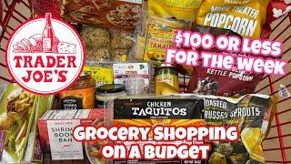 GROCERY SHOPPING ON A BUDGET | $100 OR LESS | TRADER JOE'S HAUL