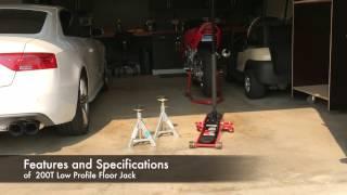 AFF 200T Automotive Floor Jack. Low profile professional car jacks