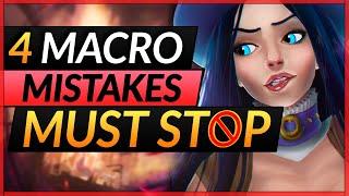 4 WORST MACRO Mistakes Everyone Makes - Challenger Tips and Tricks (Towers) - LoL Pro Guide