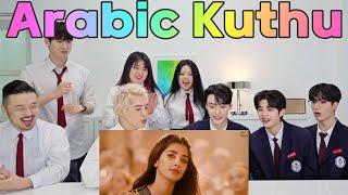 K-drama actors' reactions to watching their first Tamil MVArabic Kuthu @ymenter_official