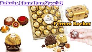 How to make Ferrero Rocher Chocolate Recipe at home/Homemade Ferrero Rocher/ Raksha bhandhan Spl