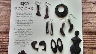 Homemade Earrings From 5,000 Year-Old Irish Bog Oak Wood – Using The X-Carve