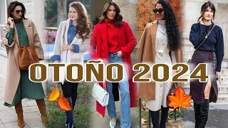 COMBINACIONES Y LOOKS DE OTOÑO INVIERNO EN TENDENCIA DE MODA 2024