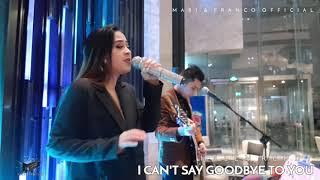 I CAN'T SAY GOODBYE TO YOU | HELEN REDDY - MARJ & FRANCO COVER