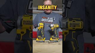 The Insanity of Dewalt #dewalt #impactdriver #tooltestraw #confused #diy #howto #powertools #crazy