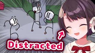 Subaru Gets Distracted By Dancing Stickmen【ENG Sub/Hololive】