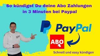 Paypal Abo Zahlungen kündigen-dein Abo easy stornieren