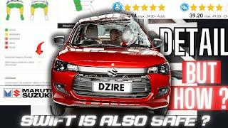 New Maruti Suzuki Dzire 2024 Global NCAP Crash Test. New Swift 2024 Crash Test?