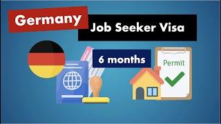 Live in Germany while looking for a Job | Germany Job Seeker Visa | 6-month visa