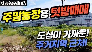 [농지매매] 부산 내 도심이 가까운 주말농장, 텃밭 매매 물건 소개합니다 / 전원주택 못지 않는 나만의 힐링공간 만들기 / 아이들의 자연학습 체험공간 #텃밭매매 #주말농장