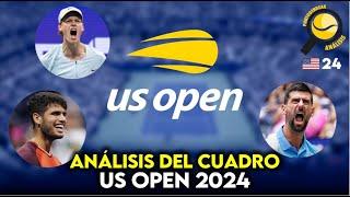 US OPEN 2024: ANÁLISIS DEL CUADRO MASCULINO. SUERTE PARA ALCARAZ Y SINNER, FATÍDICO PARA DJOKOVIC